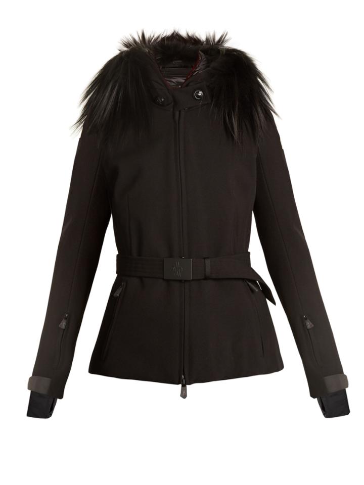 Moncler Grenoble Fur-trim Hooded Twill-jacket