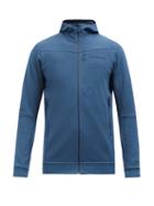 Norrna - Falketind Warmwool2 Zipped Hooded Sweatshirt - Mens - Navy
