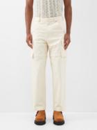 Jacquemus - Peche Convertible Cotton Cargo Trousers - Mens - White