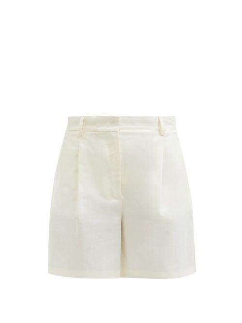 Matchesfashion.com Weekend Max Mara - Visino Shorts - Womens - Ivory