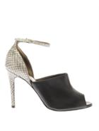 Lanvin Snakeskin And Leather Sandals