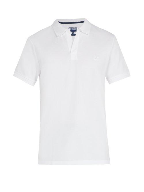 Matchesfashion.com Vilebrequin - Cotton Piqu Polo Shirt - Mens - White