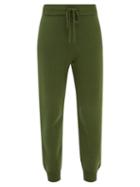 Joostricot - Cuffed Knitted Wool-blend Trousers - Womens - Khaki