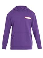 Acne Studios Spilled Cocktail-print Hooded Cotton Sweatshirt