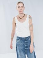 Raey - Organic Responsible Jersey Vest - Womens - Ivory