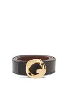 Mens Accessories Givenchy - G-buckle Leather Belt - Mens - Brown