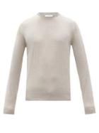 Matchesfashion.com The Row - Scott Silk-blend Sweater - Mens - Grey
