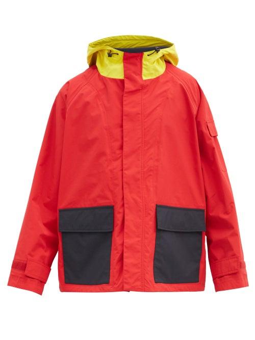 Matchesfashion.com Jw Anderson - Colour-block Shell Parka - Mens - Red