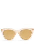 Le Specs Halfmoon Cat-eye Sunglasses