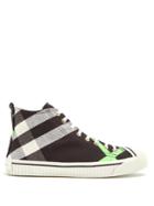 Burberry Bourne High-top Canvas Trainers