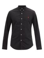 Mens Rtw Polo Ralph Lauren - Slim-fit Cotton-poplin Shirt - Mens - Black
