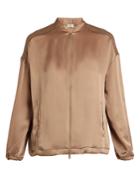 Brunello Cucinelli Satin Bomber Jacket