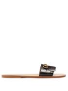 Matchesfashion.com Gucci - Horsebit Leather Slides - Mens - Black