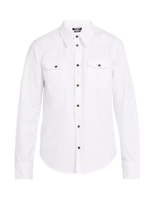 Matchesfashion.com Calvin Klein 205w39nyc - Western Cotton Shirt - Mens - White