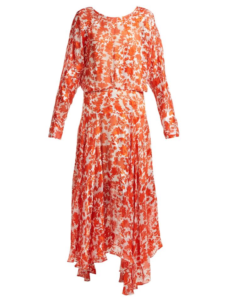 Preen By Thornton Bregazzi Norma Floral-devor Dress
