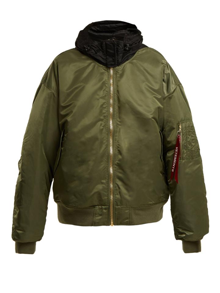 Vetements Oversized Bomber Jacket