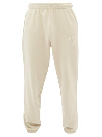 Matchesfashion.com 7 Days Active - Monday Logo-print Cotton-blend Track Pants - Mens - Beige