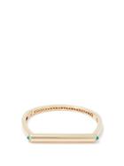 Rainbow K - Grace Diamond, Emerald & 14kt Gold Bangle - Womens - Gold Multi