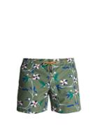 Thorsun Titan-fit Tropical-print Swim Shorts