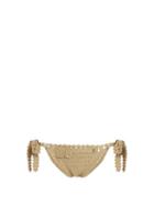 Matchesfashion.com She Made Me - Jannah Tie Side Crochet Bikini Briefs - Womens - Tan