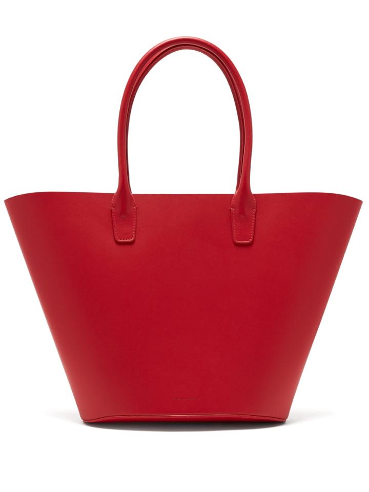 Mansur Gavriel Triangle Leather Tote