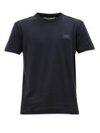 Matchesfashion.com Dolce & Gabbana - Logo-patch Cotton T-shirt - Mens - Navy