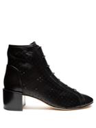 Acne Studios Mable Perforated Leather Ankle Boots