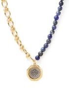 By Alona - Helios Sodalite & 18kt Gold-plated Necklace - Womens - Blue Gold