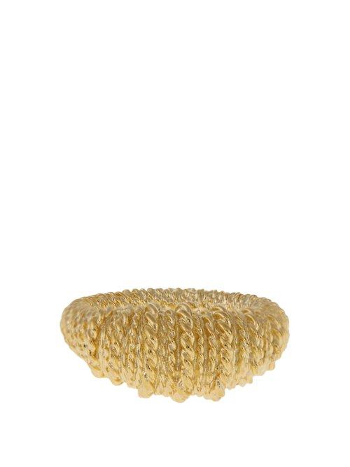 Matchesfashion.com Aurlie Bidermann - Maria Gold Plated Ring - Womens - Yellow Gold