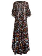 Peter Pilotto Kaleidoscope-print Silk-crepe Gown