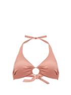 Matchesfashion.com Melissa Odabash - Brussels Underwired Halterneck Bikini Top - Womens - Dark Pink