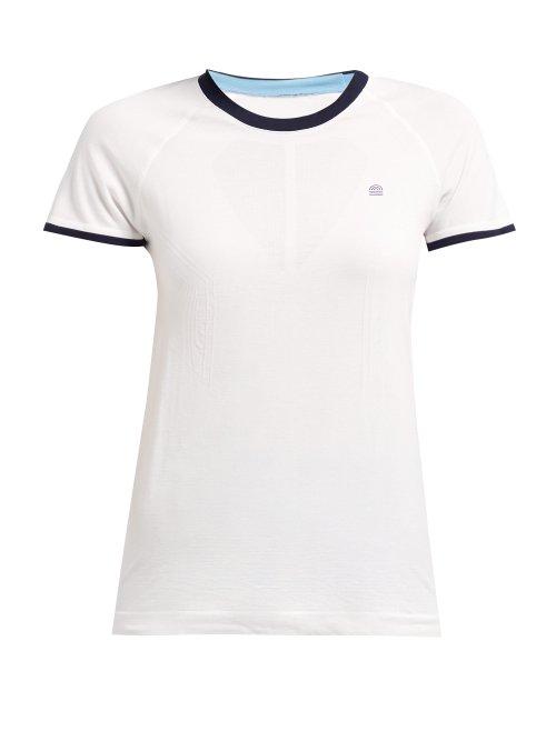 Matchesfashion.com Lndr - Cirque Stretch Jersey T Shirt - Womens - White