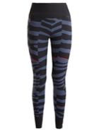 Adidas By Stella Mccartney Training Miracle Zebra-print Performance Leggings