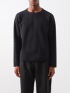 Goldwin - Waffle-knit Thermal Long-sleeved T-shirt - Mens - Black