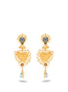 Dolce & Gabbana Heart-embellished Clip On Earrings