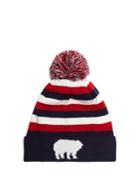 Perfect Moment Polar Striped Wool-blend Beanie Hat