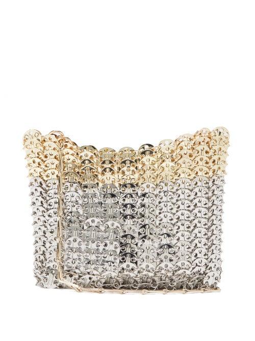Matchesfashion.com Paco Rabanne - Iconic 1969 Bi-colour Chainmail Bag - Womens - Silver Multi