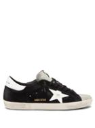 Matchesfashion.com Golden Goose - Superstar Suede Trainers - Mens - Black White