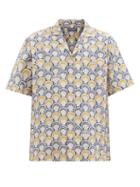 Matchesfashion.com Dolce & Gabbana - Shell-print Cotton-blend Shirt - Mens - Beige Multi