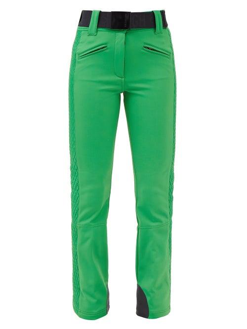 Goldbergh - Brooke Zipped-cuff Softshell Ski Trousers - Womens - Green