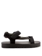 Matchesfashion.com Marni - Velcro-strap Cotton-blend Neoprene Sandals - Mens - Black