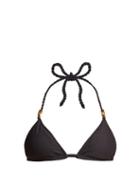 Matchesfashion.com Heidi Klein - Core Triangle Bikini Top - Womens - Black