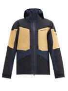 Matchesfashion.com Peak Performance - Gravity Hooded Panelled Soft-shell Ski Jacket - Mens - Navy