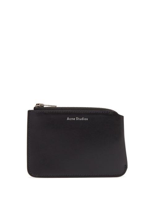 Matchesfashion.com Acne Studios - Garnet S Leather Coin Purse - Mens - Black