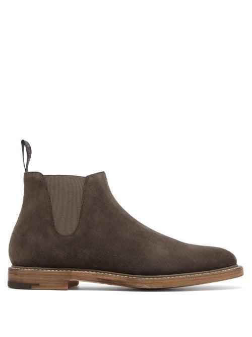 Matchesfashion.com O'keeffe - Felix Suede-leather Chelsea Boots - Mens - Black