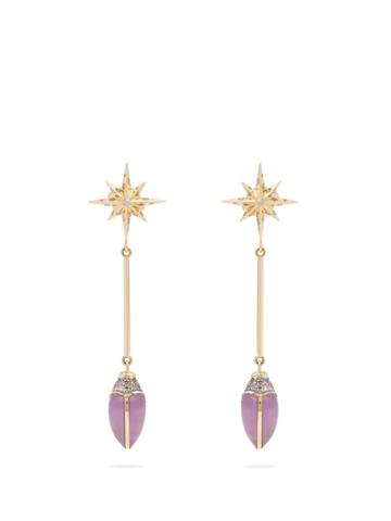 Bibi Van Der Velden Scarab Star Earrings