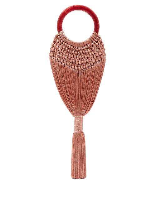Matchesfashion.com Cult Gaia - Angelou Tasselled Bag - Womens - Pink