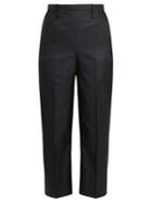 Lemaire Cotton-blend Cropped Straight-leg Trousers