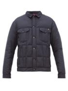 Matchesfashion.com Moncler - Dubas Quilted Down Jacket - Mens - Navy