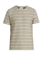 Oliver Spencer Conduit Multi-striped Cotton-jersey T-shirt